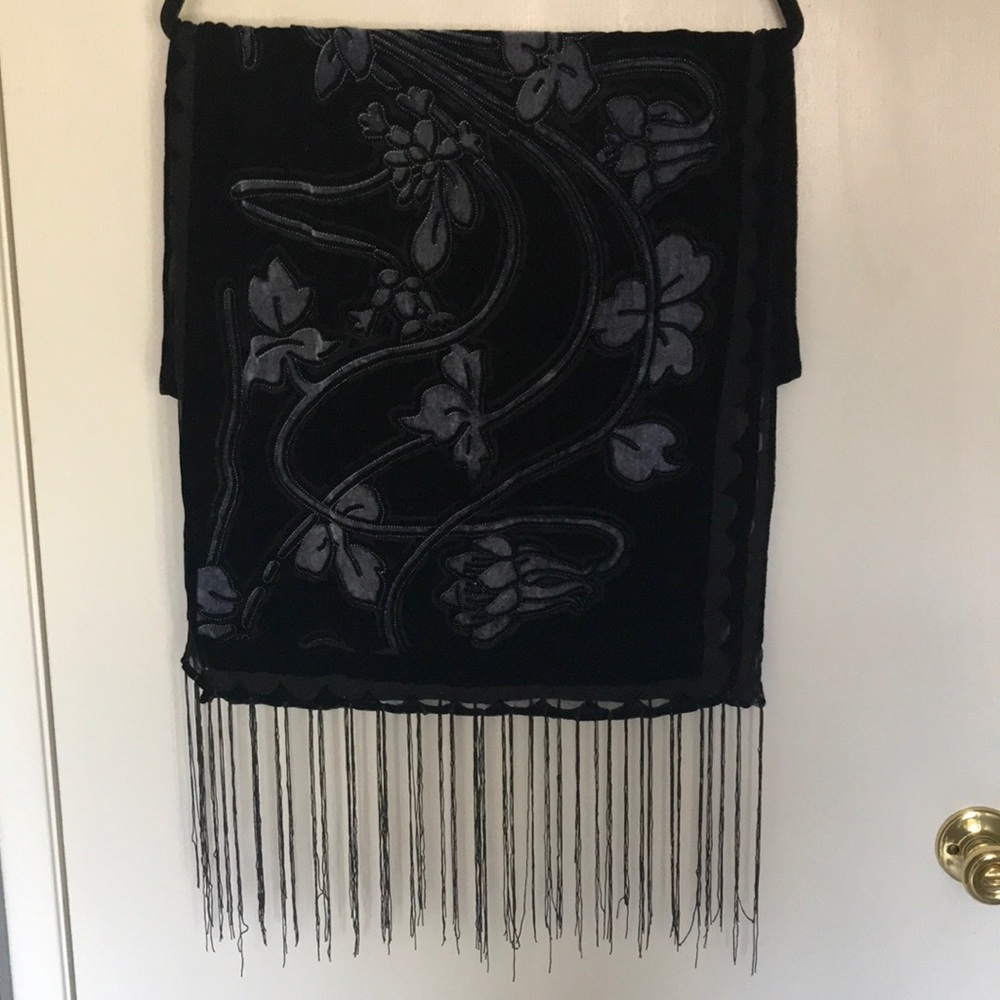 Laser Cut Velvet Scarf / Shawl